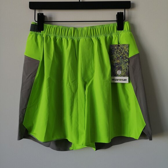 lululemon athletica Other - NWT LULULEMON SEAWHEEZE ABTH Green Grey Surge Shorts 6" LL Men's Medium Rare